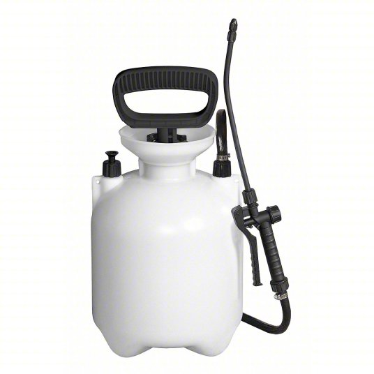 Handheld Sprayer: 1 gal Tank, Poly Tank, 19 7/10 ft Max Spray Distance, 45 psi