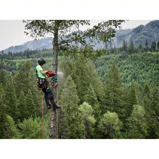 Battery-Powered Chainsaw: 12 in Bar Lg, Top Handle, Auto Chain Oiler, 18 V, 35 cc