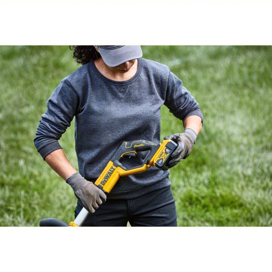 Battery-Powered Lawn Edger Kit: 2 in Cutting Dp, 30 in, Straight, Not Capable, Brushless