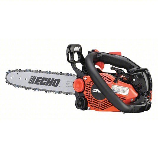 Gas-Powered Chainsaw: 12 in Bar Lg, Top Handle, Auto/Adj/Auto Chain Oiler, 2 hp Horsepower
