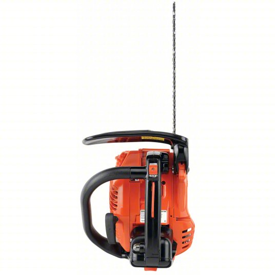 Gas-Powered Chainsaw: 12 in Bar Lg, Top Handle, Auto/Adj/Auto Chain Oiler, 1.7 hp Horsepower