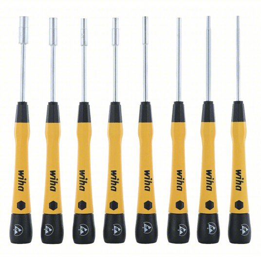 Metric, 1.5 mm/2.5 mm/2 mm/3.5 mm/3 mm/4 mm/5.5 mm/5 mm Tip Size, 8 Pieces