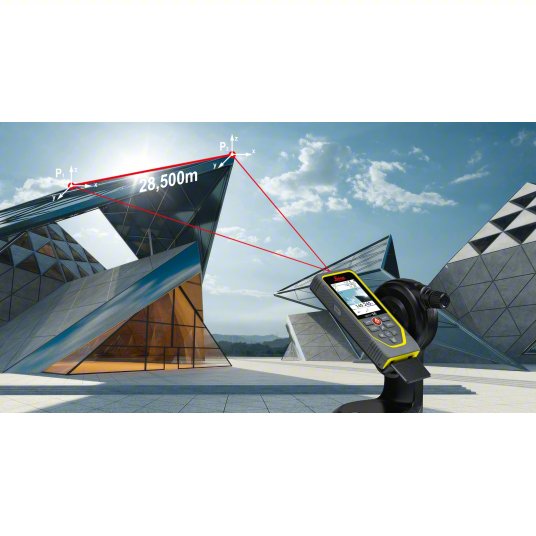 Laser Distance Meter: Metric, 0 m – 250 m, ± 1 mm, Li-Ion Rechargeable, ISP, Red