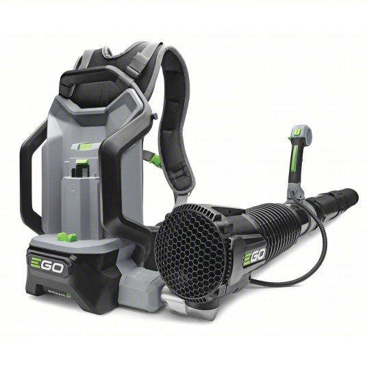 Battery-Powered Backpack Leaf Blower: Cordless, 600 cfm Max Air Flow, 145 mph Max Air Speed