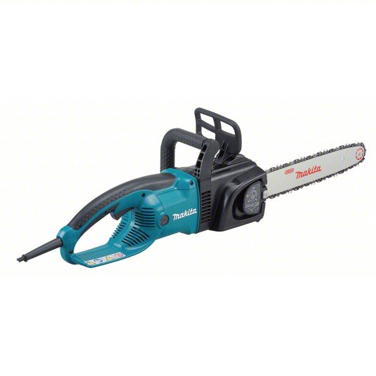 Corded Chainsaw: 14 in Bar Lg, Rear Handle, Auto Chain Oiler, 120 V, Corded