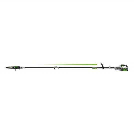 Battery-Powered Pole Saw: 10 in Blade Lg, 10 15/16 ft to 13 ft Reach, 56 V, Includes: Tool Only