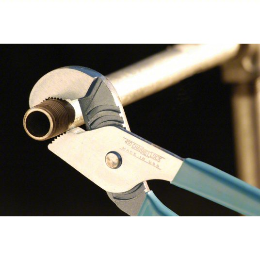 Tongue and Groove Plier: Parrot, Groove Joint, 1 1/8 in Max Jaw Opening, 9 1/2 in Overall Lg