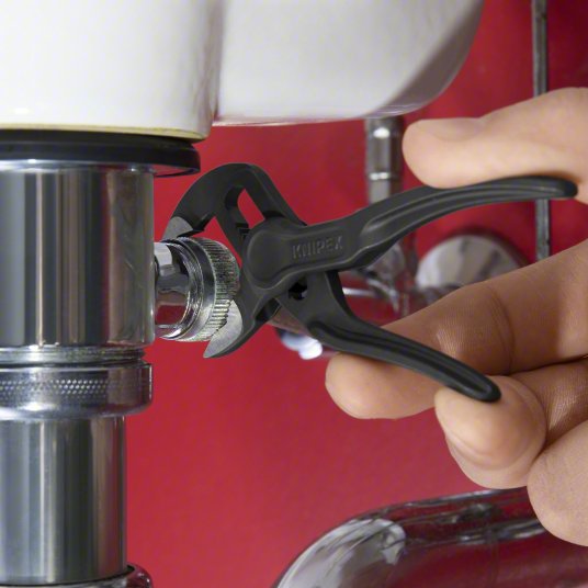 Slip Joint Plier Set: Curved/Flat, Groove Joint, 1 in_3/4 in Max Jaw Opening, 1 7/8 in Overall Lg