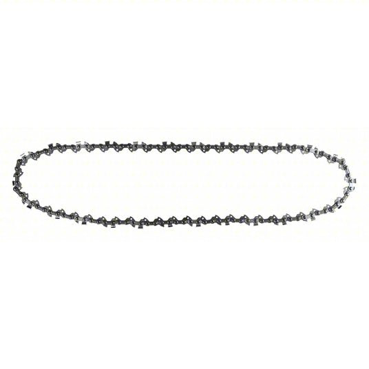 Chainsaw Chain: 14 in Compatible Bar Lg, 3/8 in, 0.04 in Gauge, 52 Links, 4 1/2 mm File Size
