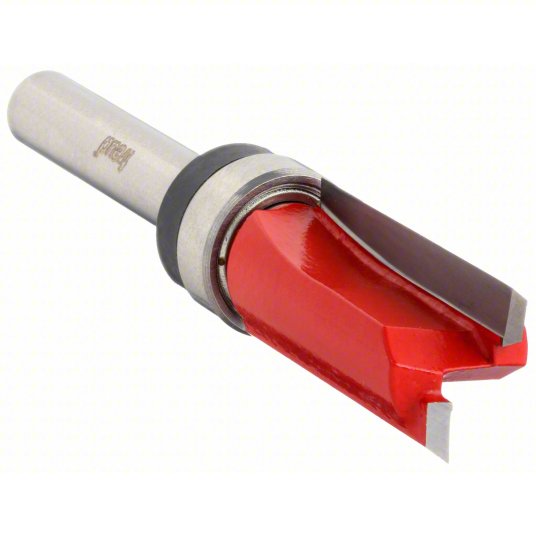 Straight Cut Profile Router Bit: Fractional Inch, Carbide, 1/2 in Cutter Dia., 1 in Lg of Cut