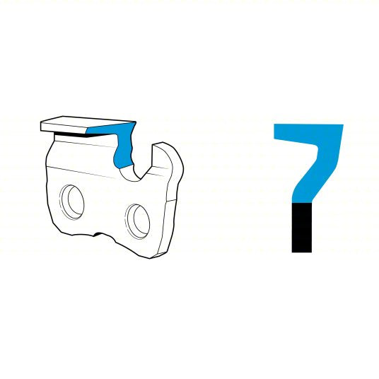 Chainsaw Bar and Chain: 20 in Compatible Bar Lg, 3/8 in, 0.05 in Gauge, 70 Links