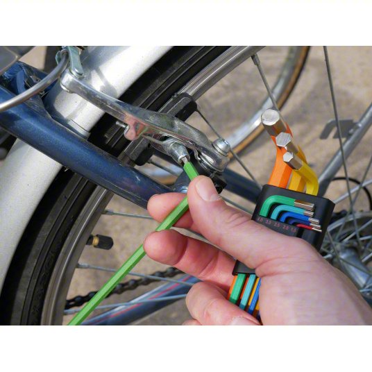 11 - 15 Pieces, L, SAE, Long, 13 Pieces, Holder, Satin Chrome, 13 Tips