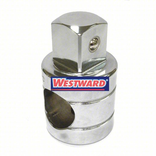 Sliding T-Handle Drive Plug 1 in Drive, 3 1/8 in Lg, Alloy Steel, Chrome