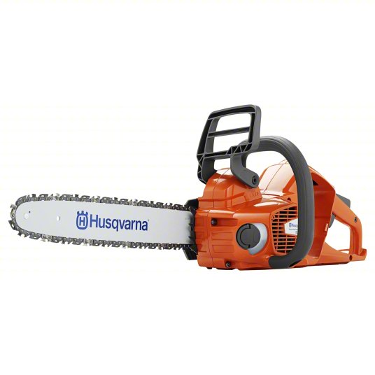 Battery-Powered Chainsaw: 14 in Bar Lg, Rear Handle, Auto Chain Oiler, 40 V, 35 cc