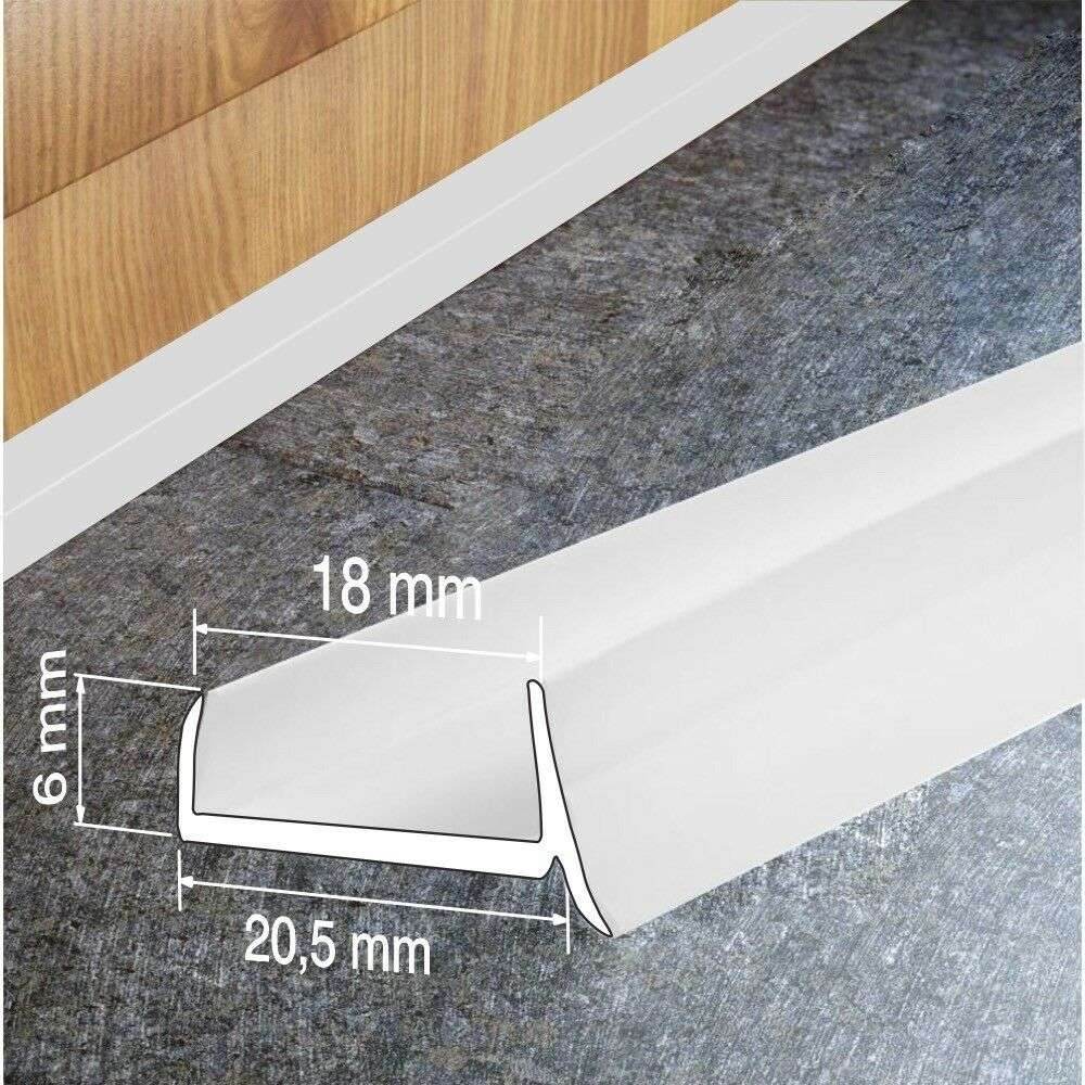 18mm Pvc Kitchen Plinth Sealing Strip