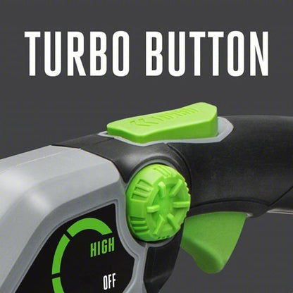 Handheld Blower: POWER+, 615 cfm Max. Air Flow, 170 mph Max. Air Speed, 2.5 Ah