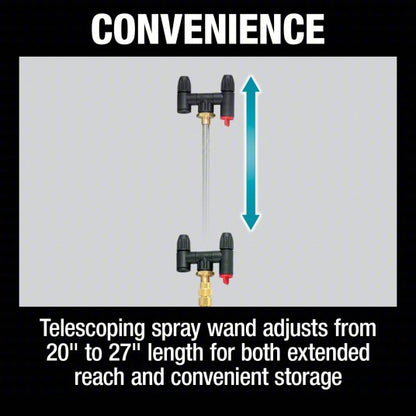 Cordless Handheld Sprayer: For Lawn, Garden and Agriculture, 1 5/16 gal Tank Capacity