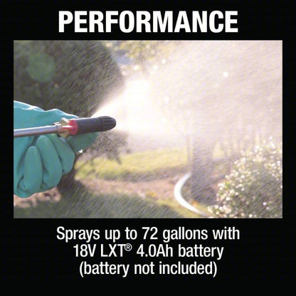 Cordless Handheld Sprayer: For Lawn, Garden and Agriculture, 1 5/16 gal Tank Capacity