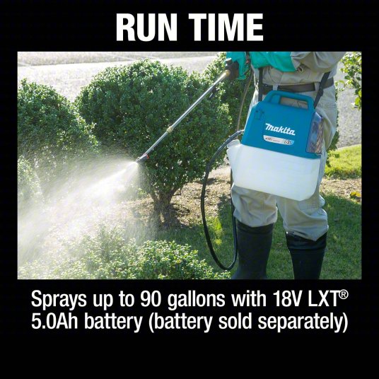 Cordless Handheld Sprayer: For Lawn, Garden and Agriculture, 1 5/16 gal Tank Capacity