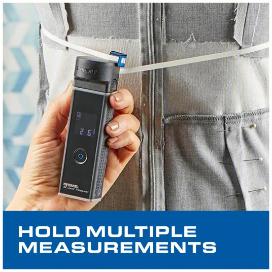 Laser Distance Meter: Area Measurement/Distance Measurement, Inch, 6 in – 65 ft, ± 0.125 in