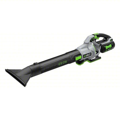 Battery-Powered Handheld Leaf Blower: POWER+, 670 cfm Max. Air Flow, 180 mph Max. Air Speed