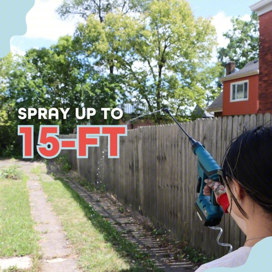 Cart Sprayer: Spot, 4 gal Tank, Poly Tank, 15 ft Max Spray Distance, 44 psi, Adj Nozzle