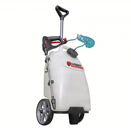Cordless Cart Sprayer: Spot, 4 gal Tank, Poly Tank, 25 ft Max Spray Distance, 45 psi