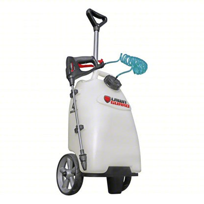Cordless Cart Sprayer: Spot, 4 gal Tank, Poly Tank, 25 ft Max Spray Distance, 45 psi