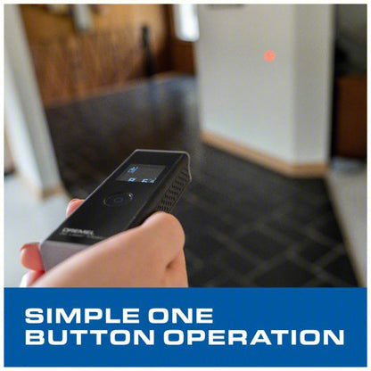 Laser Distance Meter: Area Measurement/Distance Measurement, Inch, 6 in – 65 ft, ± 0.125 in