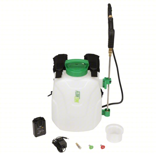 Cordless Backpack Sprayer: For Lawn, Garden and Agriculture, 2 1/2 gal Tank Capacity
