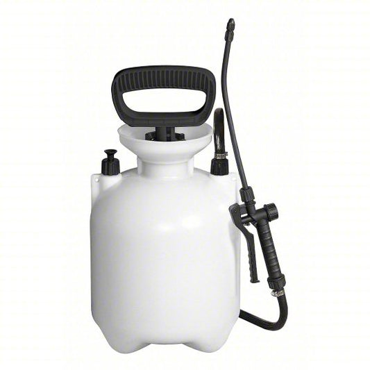 Handheld Sprayer: 1 gal Tank, Poly Tank, 19 7/10 ft Max Spray Distance, 45 psi