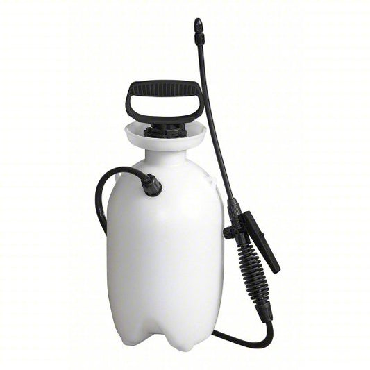 Handheld Sprayer: 1 gal Tank, Poly Tank, 19 7/10 ft Max Spray Distance, 45 psi