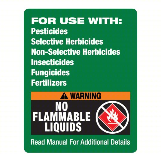 Sprayer Tank: 49-16-2761, HDPE