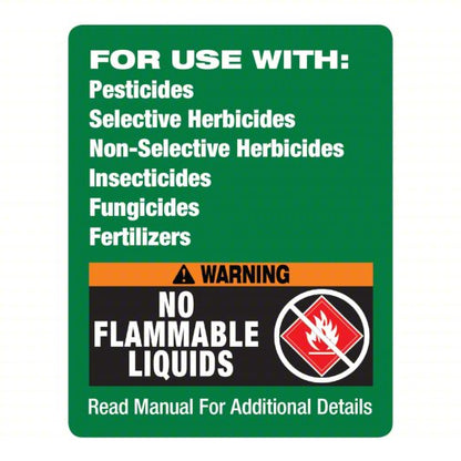 Sprayer Tank: 49-16-2761, HDPE