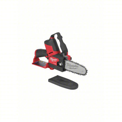 Battery-Powered Chainsaw: 6 in Bar Lg, Rear Handle, Auto Chain Oiler, 12 V