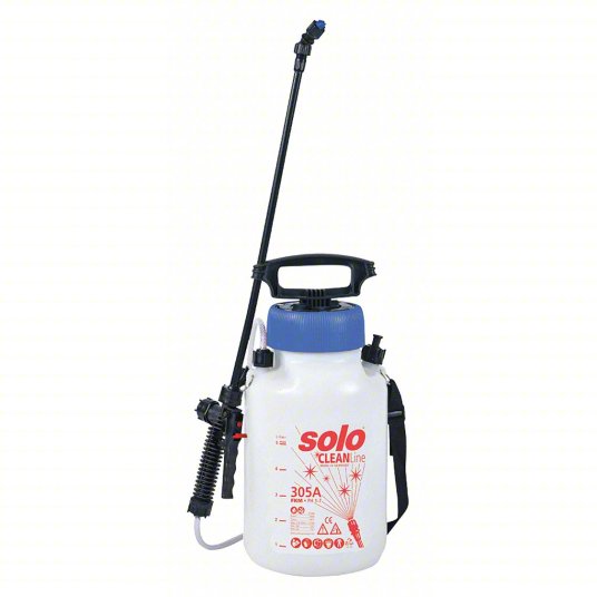Handheld Sprayer: Spot, 1 1/2 gal Tank, Poly Tank, 20 ft Max Spray Distance, 45 psi, 10-20 ft