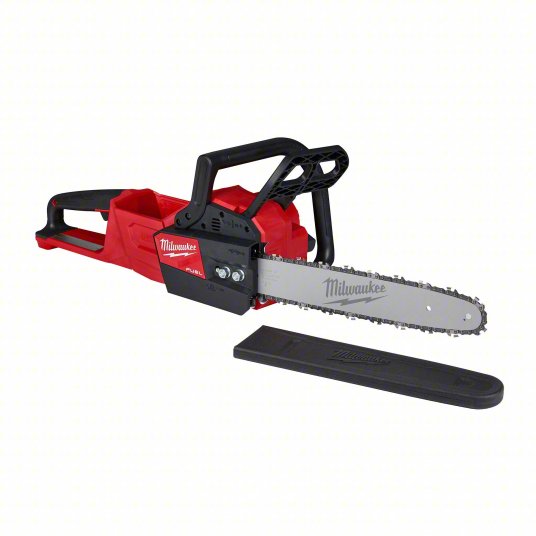 Battery-Powered Chainsaw: 14 in Bar Lg, Rear Handle, Auto Chain Oiler, 18 V, 40 cc