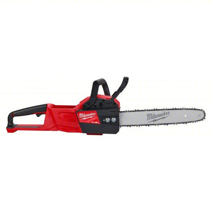 Battery-Powered Chainsaw: 14 in Bar Lg, Rear Handle, Auto Chain Oiler, 18 V, 40 cc