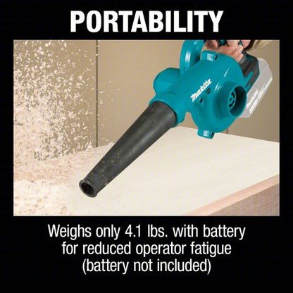 Battery-Powered Handheld Leaf Blower: LXT®, 113 cfm Max. Air Flow, 219 mph Max. Air Speed