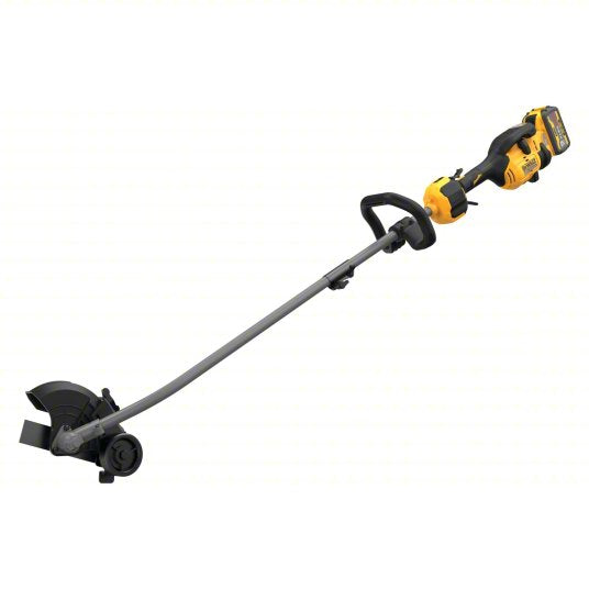 Battery-Powered Lawn Edger Kit: 2 1/2 in Cutting Dp, 35 in, Straight, Attachment Capable