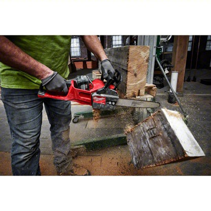 Battery-Powered Chainsaw: 14 in Bar Lg, Rear Handle, Auto Chain Oiler, 18 V, 40 cc