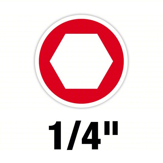 Straight, HollowCore™, SAE, Without Magnetized Tip, Std, Hollow Hex Nut Driver