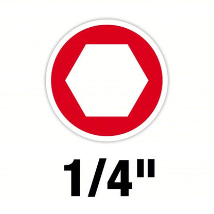 Straight, HollowCore™, SAE, Without Magnetized Tip, Std, Hollow Hex Nut Driver