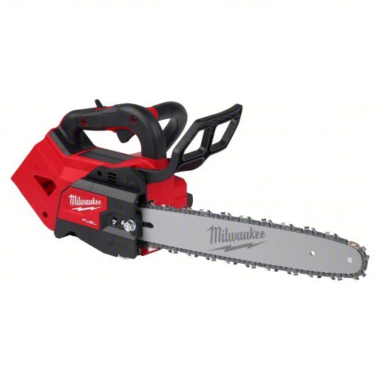 Chainsaw: 14 in Bar Lg, Top Handle, Auto Chain Oiler, 18 V DC, Includes: Tool Only, 35 cc