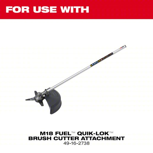Brush Cutter Blade: 9 in Dia, Steel, 49-16-2738