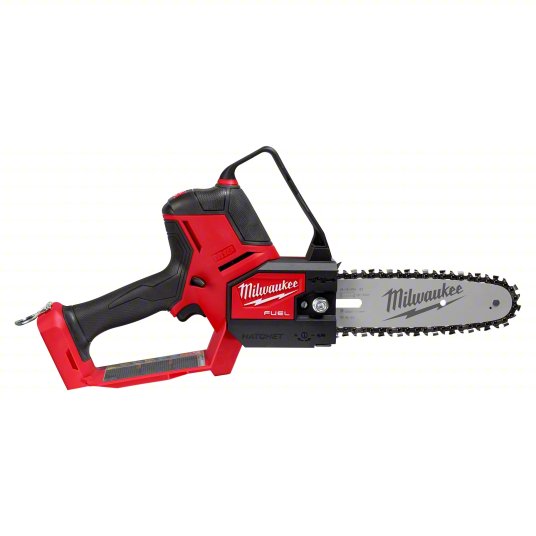 Pruning Saw: 8 in Bar Lg, Top Handle, Auto/Adj/Auto Chain Oiler, 18 V, Includes: Tool Only
