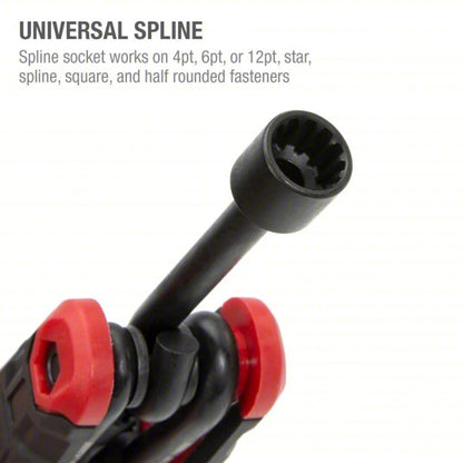 Metric/SAE, 3/8 in Bolt Clearance, 5/8 in Shank Lg