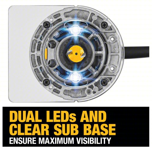 Router: Compact, Fixed Base, 1.25 hp, Variable Speed, 27,000 RPM, 1/4 in Collet, Palm Grip