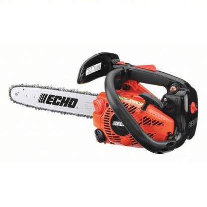 Gas-Powered Chainsaw: 12 in Bar Lg, Top Handle, Auto/Adj/Auto Chain Oiler, 1.7 hp Horsepower