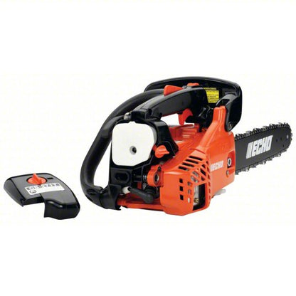 Gas-Powered Chainsaw: 12 in Bar Lg, Top Handle, Auto/Adj/Auto Chain Oiler, 1.7 hp Horsepower